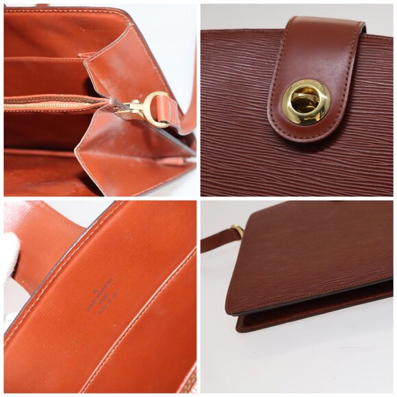 LOUIS VUITTON Epi Capuchin Shoulder Bag Brown - Picture 10 of 15